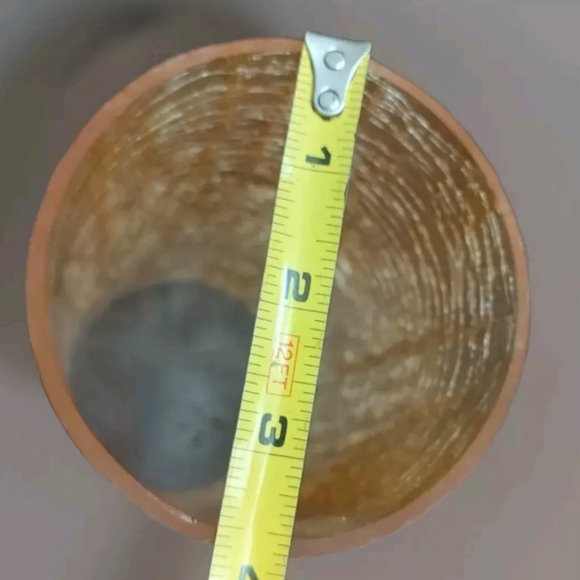 Vintage Cylinder Peach Crackle Glass Hurricane Chimney Shade 8.5" x 3.5" - Picture 3 of 7